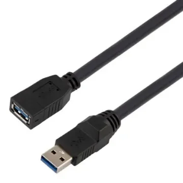 L-Com 1 USB 3.0 Extender, up to 2.5m Extension Distance - CAU3HFAX-BLK-205M product image