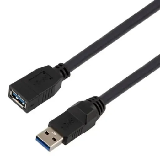 L-Com 1 USB 3.0 Extender, up to 2.5m Extension Distance - CAU3HFAX-BLK-205M product image