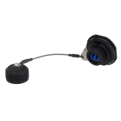 L-Com Blue Dust Cap for use with Fibre Optic - RLRJ121LC02B product image