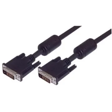 L-Com, Male DVI to Male DVI  Cable, 10ftBlack sheathAluminium Foil, Braid shielding - CTLDVIDMMLZ-10 product image