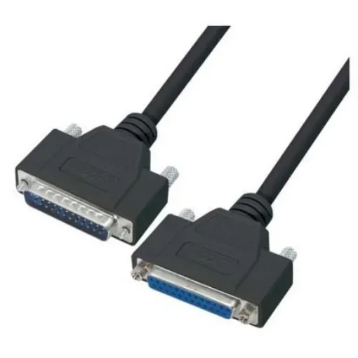 L-Com Male 25 Pin D-sub to Female 25 Pin D-sub Cable assembly, 10ft PVC - CSMNB25MF-10 product image