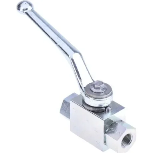 RS PRO Zinc Passivated Steel Hydraulic Ball Valve G 1/4 - 2975827 product image