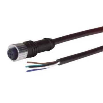 L-Com Straight Male 5 way M12 to Straight Cable, 2m - M12FOE5A-2 product image