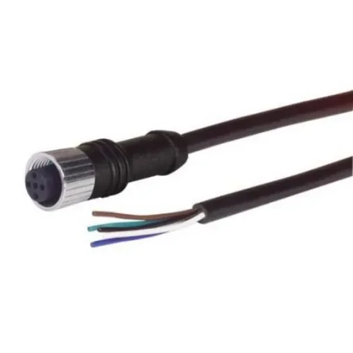 L-Com Straight Male 5 way M12 to Straight Cable, 2m - M12FOE5A-2 product image