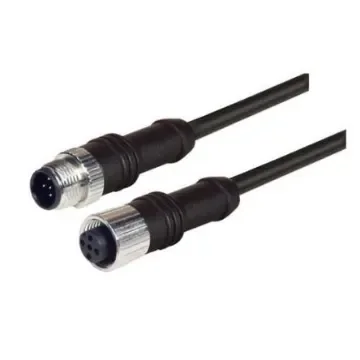 L-Com Straight Male 5 way M12 to Straight Female 5 way M12 Cable, 3m - M12M12F5A-3 product image