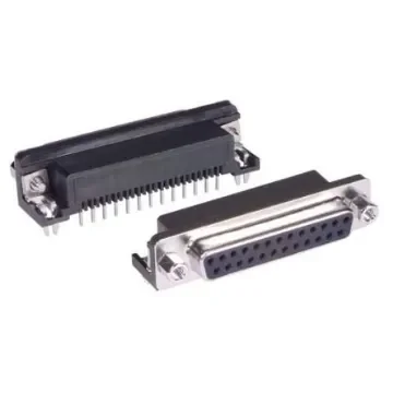 L-Com SD25 25 Way Right Angle Screw D-sub Connector Socket, 2.77mm Pitch, with Jack Screw - SD25S-RA-PC product image