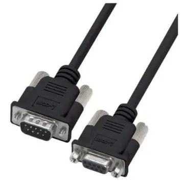 L-Com Male 9 Pin D-sub to Female 9 Pin D-sub Cable assembly, 5ft PVC - CS2NB9MF-5 product image