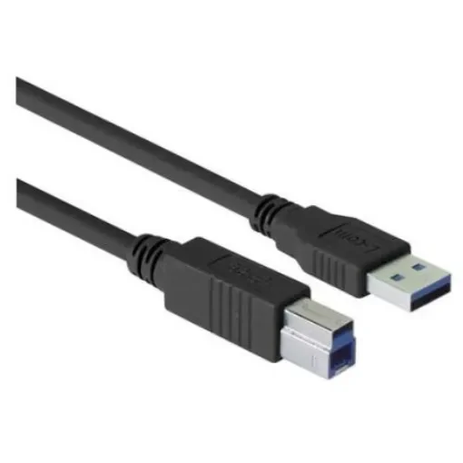 L-Com USB 3.0, Male USB to Male USB B, 3m - CAU3ZAB-3M product image