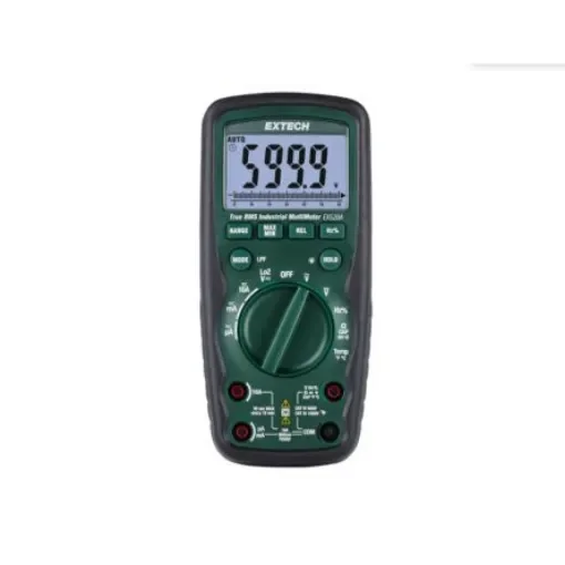 Extech EX520A Handheld LCD Multimeter, True RMS, 10A ac Max, 10A dc Max, 1000V ac Max product image