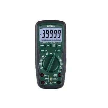 Extech EX520A Handheld LCD Multimeter, True RMS, 10A ac Max, 10A dc Max, 1000V ac Max - EX530A product image