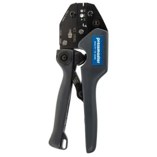 Pressmaster KCC 0908S Hand Ratcheting Crimp Tool for Coaxial Connectors - 4300-2439 product image