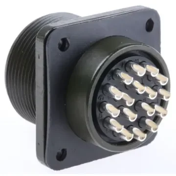 Amphenol Industrial, MS3102A, Copper Alloy 17 Way Box Mount MIL Spec Circular Connector Receptacle, Pin Contacts,Shell - MS3102A-20-29P product image