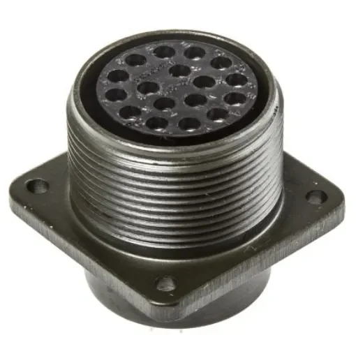 Amphenol Industrial, MS3102A, Copper Alloy 17 Way Box Mount MIL Spec Circular Connector Receptacle, Socket - MS3102A-20-29S product image