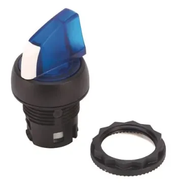 Rockwell Automation 800FM Series Blue Illuminated Spring Return Push Button, 22.5mm Cutout, IP66 - 800FM-LSB35 product image