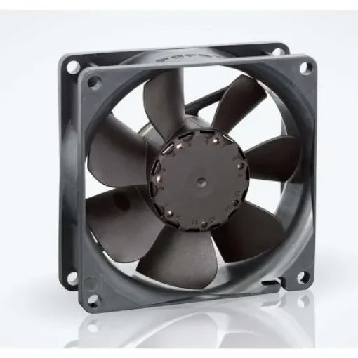 ebm-papst 8400 N Series Axial Fan, 24 V dc, DC Operation, 69m³/h, 2W, 83mA Max, IP20, 80 x 80 x 25mm - 8414N/2G product image