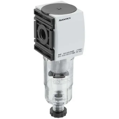 EMERSON ? AVENTICS AS1 series 5µm G 1/4 1.5bar to 12 bar Filter 1000L/min max with Semi Automatic drain - R412014600 product image