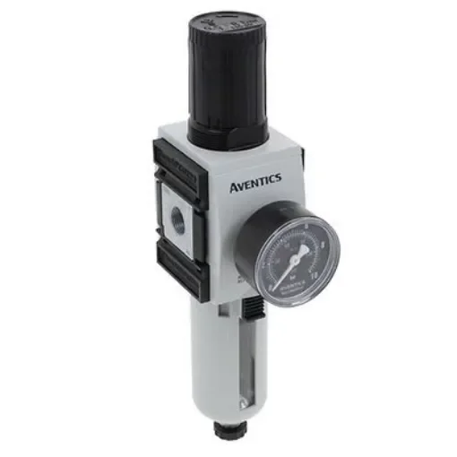 EMERSON ? AVENTICS AS3 Filter Regulator, 5µm, G 3/8, Semi Automatic, 16 bar, R412007200 product image
