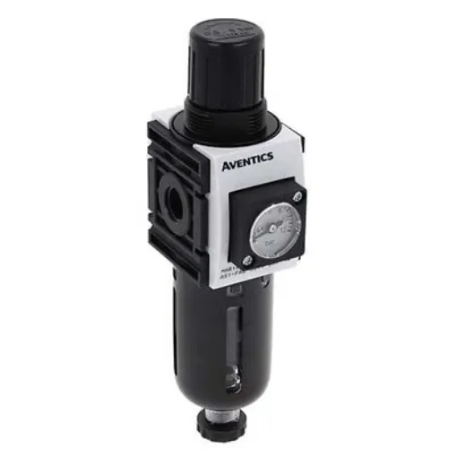 EMERSON ? AVENTICS AS1 Filter Regulator, 5µm, G 1/4, Semi Automatic, 12 bar, R412014658 product image