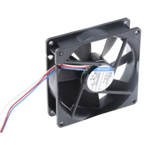 ebm-papst 3400 N Series Axial Fan, 12 V dc, DC Operation, 84m³/h, 2.2W, 183mA Max, 92 x 92 x 25mm - 3412N/2 product image