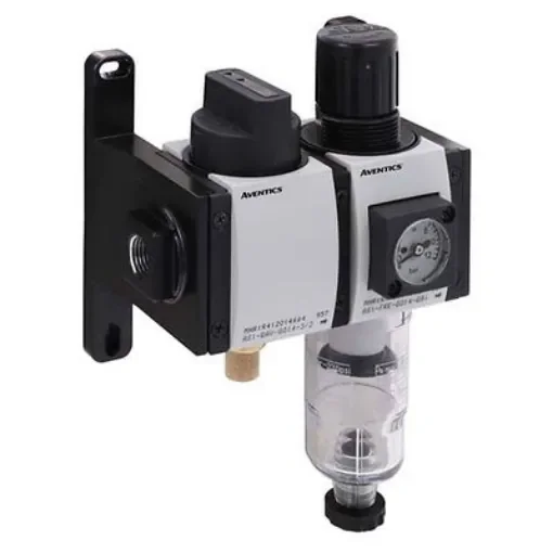 EMERSON ? AVENTICS AS1 Filter Regulator, 5µm, G 1/4, Semi Automatic, 12 bar, R412027663 product image