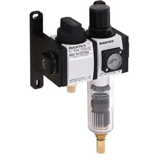 EMERSON ? AVENTICS AS1 Filter Regulator, 5µm, G 1/4, Automatic, 12 bar, R412027664 product image