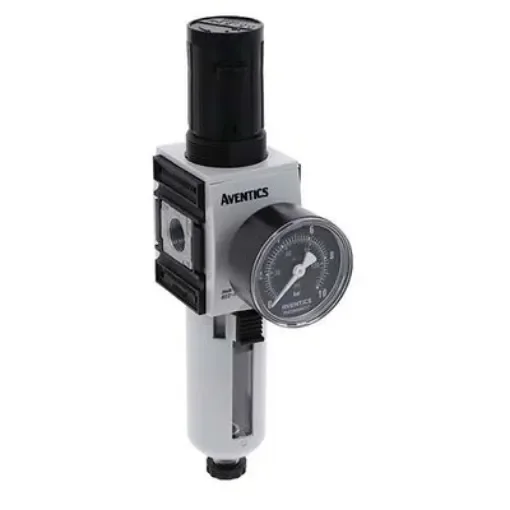 EMERSON ? AVENTICS AS2 Filter Regulator, 5µm, G 3/8, Semi Automatic, 16 bar, R412006209 product image