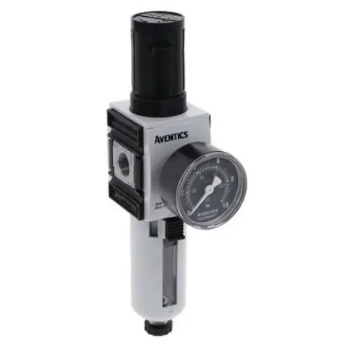 EMERSON ? AVENTICS AS2 Filter Regulator, 5µm, G 3/8, Semi Automatic, 16 bar, R412006212 product image