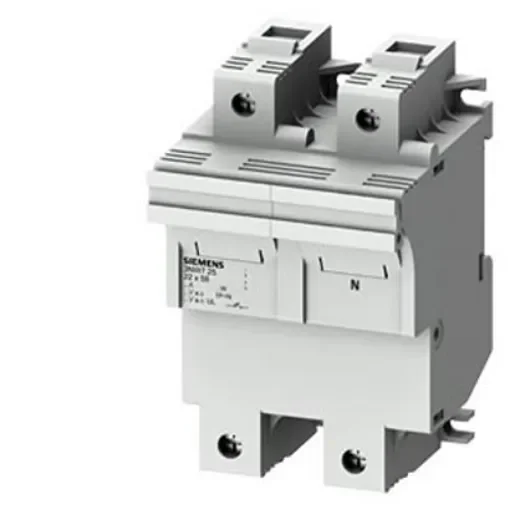 Siemens 100A Fuse Holder for 22.2 x 58mm Fuse, 1P + N, 690V - 3NW7252 product image
