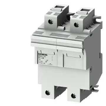 Siemens 100A Fuse Holder for 22.2 x 58mm Fuse, 2P, 690V - 3NW7222 product image