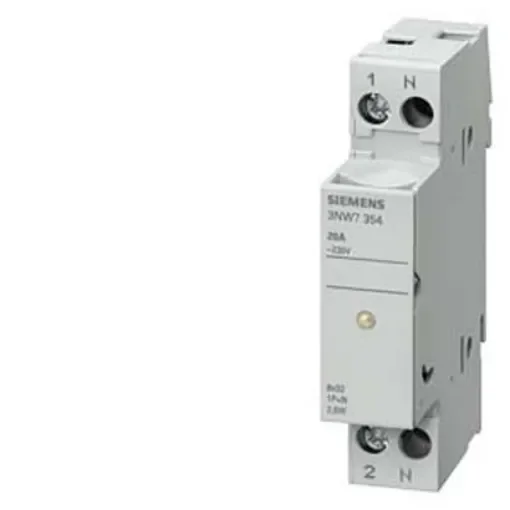 Siemens 20A Fuse Holder for 8 x 32mm Fuse, 1P + N, 400V - 3NW7354 product image