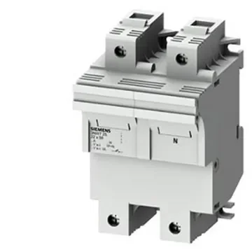 Siemens 100A Fuse Holder for 22.2 x 58mm Fuse, 1P + N, 690V - 3NW7251 product image