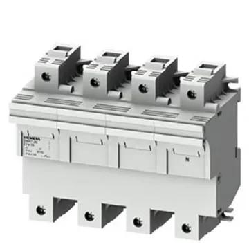 Siemens 100A Fuse Holder for 22.2 x 58mm Fuse, 3P+N, 690V - 3NW7262 product image
