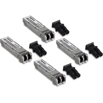 Trendnet MSA Compatible Fibre Optic LC Duplex Female Multi Mode SFP Transceiver Module, Multi Mode, 1250Mbit/s - TEG-MGBSX/4 product image