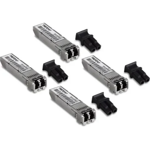 Trendnet MSA Compatible Fibre Optic LC Duplex Female Multi Mode SFP Transceiver Module, Multi Mode, 1250Mbit/s - TEG-MGBSX/4 product image