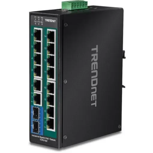 Trendnet TI-PG162, Managed 16 Port Gigabit Switch With PoE product image