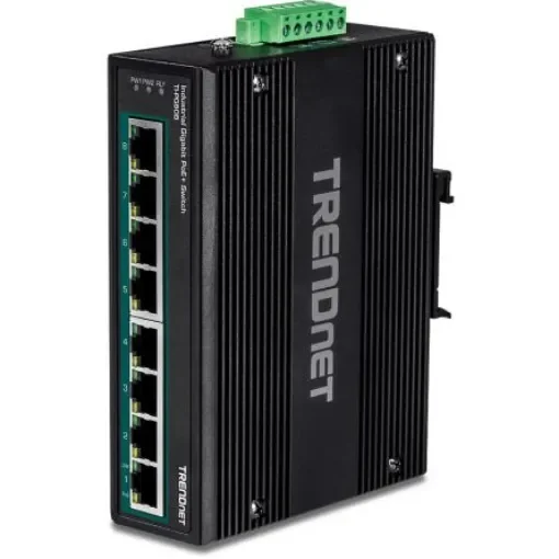 Trendnet TI-PG80B, Managed 8 Port Gigabit Switch With PoE product image