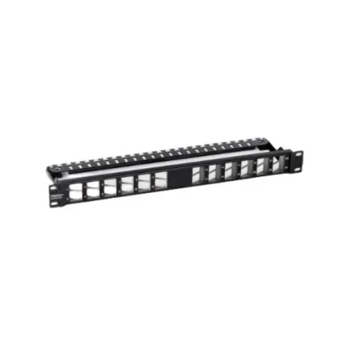 Trendnet TC Series Cat6a 24 Port RJ45 Patch Panel Shielded 1U Black - TC-KP24SA product image