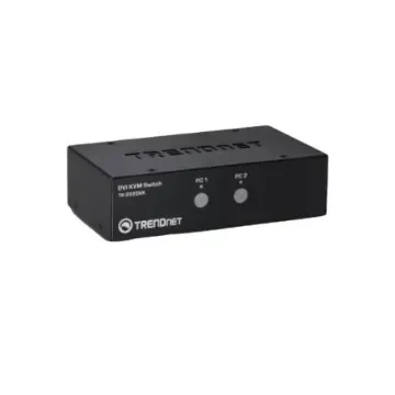 Trendnet 7 Port Dual Monitor USB DVI KVM Switch, 3.5 mm Jack 2560 x 1600 Maximum Resolution - TK-222DVK product image