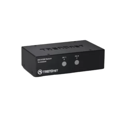 Trendnet 7 Port Dual Monitor USB DVI KVM Switch, 3.5 mm Jack 2560 x 1600 Maximum Resolution - TK-222DVK product image