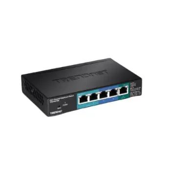 Trendnet TPE-P521ES, Managed 5 Port Gigabit Switch With PoE product image
