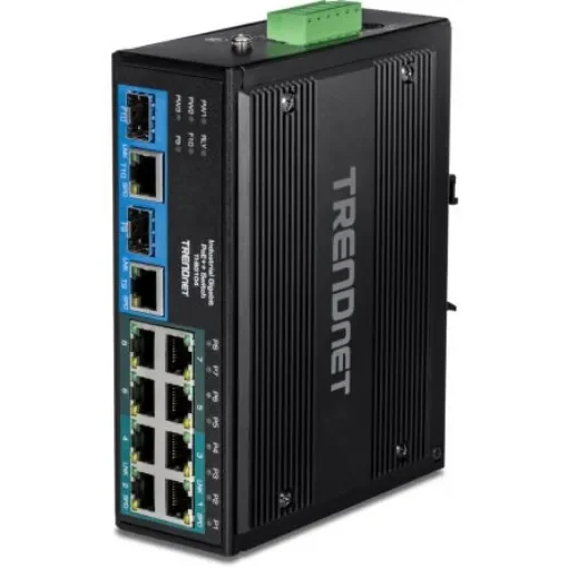 Trendnet TI-BG104, Managed 10 Port Gigabit Switch With PoE product image
