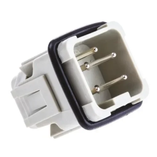 TE Connectivity Heavy Duty Power Connector Insert, 10A, Male, HA Series - 1-1103402-1 product image