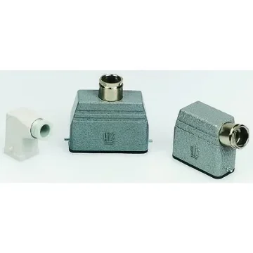 TE Connectivity HA Heavy Duty Power Connector Hood, 16 Contacts, PG16 Thread, Side Entry - 1-1102134-7 product image