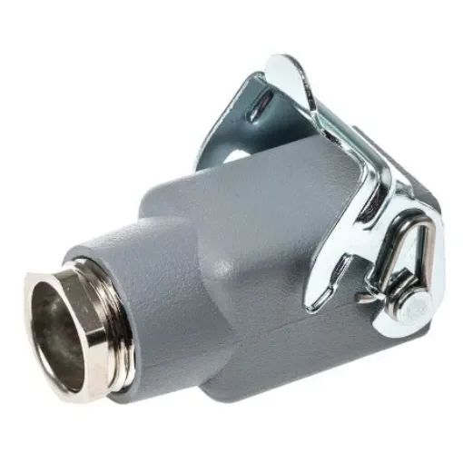TE Connectivity HA Heavy Duty Power Connector Hood, 3, 4 Contacts, PG11 Thread - 1-1102111-2 product image