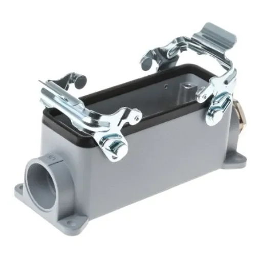 TE Connectivity HE Heavy Duty Power Connector Housing, 24 Contacts, PG21 Thread - 1-1102330-1 product image