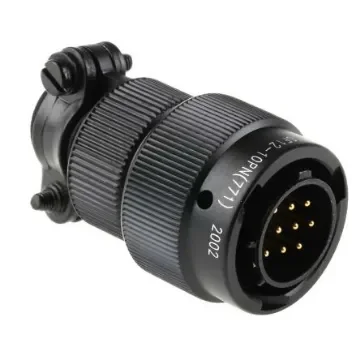 Amphenol Limited, 62LC, Copper 10 Way Cable Mount MIL Spec Circular Connector, Pin Contacts,Shell Size 12, Bayonet - 62LC-16F12-10PN(771) product image