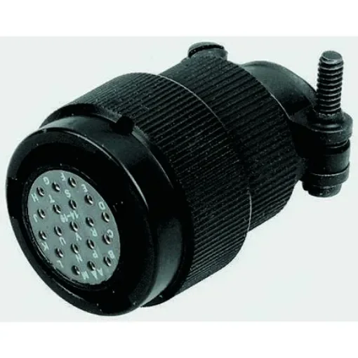 Amphenol Limited, 62LC, Copper 7 Way Cable Mount MIL Spec Circular Connector, Socket Contacts,Shell Size 10, Bayonet - 62LC-16F10-07SN(771) product image