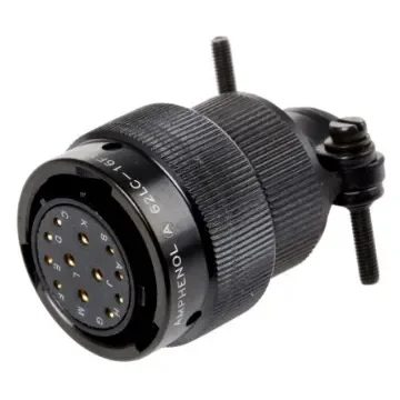 Amphenol Limited, 62LC, Copper 12 Way Cable Mount MIL Spec Circular Connector, Socket Contacts,Shell Size 14, Bayonet - 62LC-16F14-12SN(771) product image
