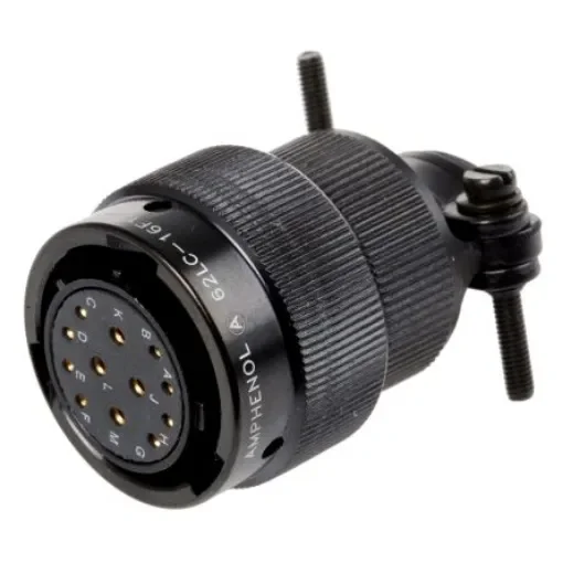 Amphenol Limited, 62LC, Copper 12 Way Cable Mount MIL Spec Circular Connector, Socket Contacts,Shell Size 14, Bayonet - 62LC-16F14-12SN(771) product image