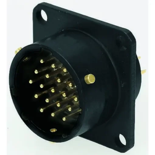 Amphenol Limited, 62LC, Copper 8 Way Panel Mount MIL Spec Circular Connector, Pin Contacts,Shell Size 12, Bayonet - 62LC-12E12-08PN(771) product image